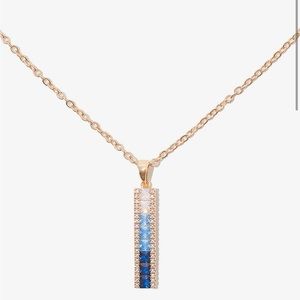 Vince Camuto Blue Ombré Pendant Necklace